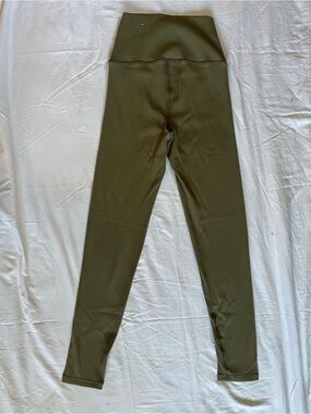 aerie Kids Olive Ribbed High-Waist Leggings